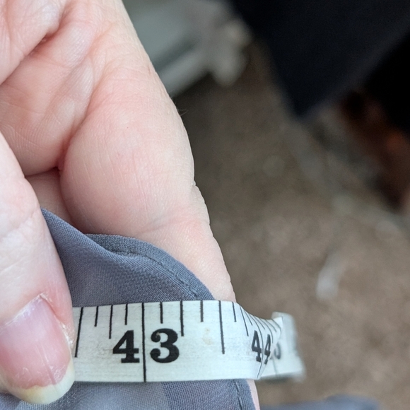 Dessy Collection Gray Sleeveless Wrap Sundress for Cocktail - Picture 11 of 12